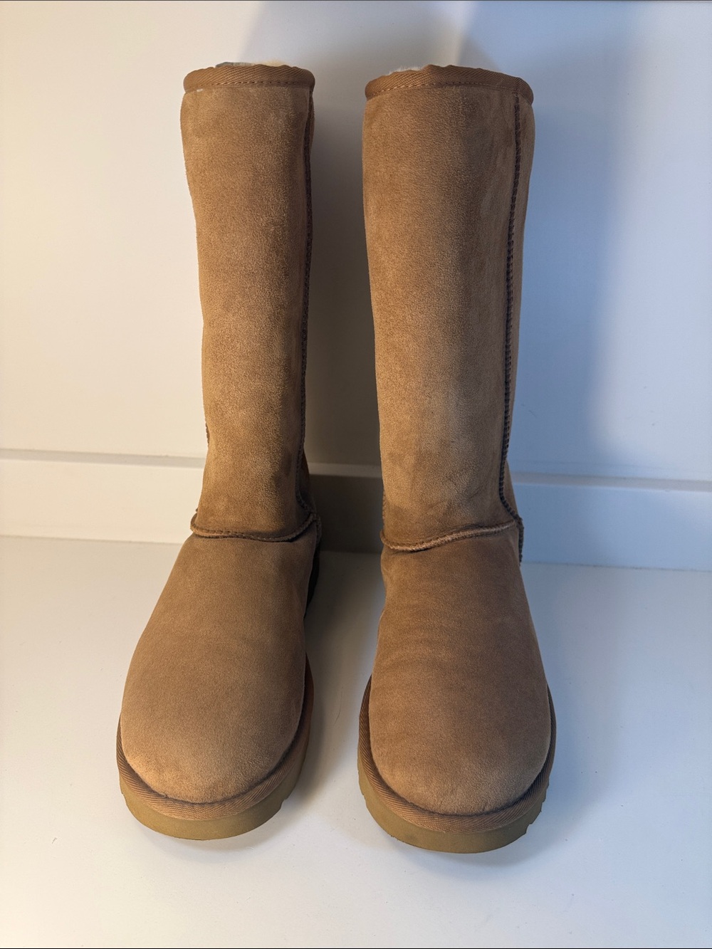 UGG Chestnut Tall II Suede Over-the-Knee Boots in Chestnut - Size 10